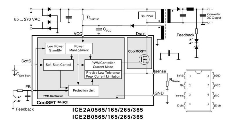 Ice 2a0565 Ice-2a0565 Ice2a0565 A065 Pwm Modo Corriente - Image 2