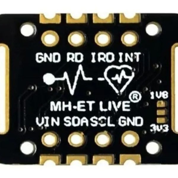 Sensor Pulso Cardiaco Max30102 Negro Saturacion Oxigeno