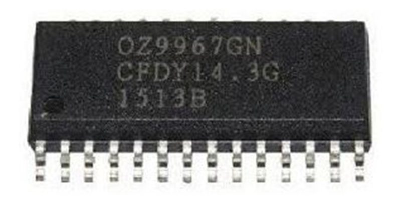 Oz9967gn Oz 9967 Gn 6 String Power Led Control Sop-28