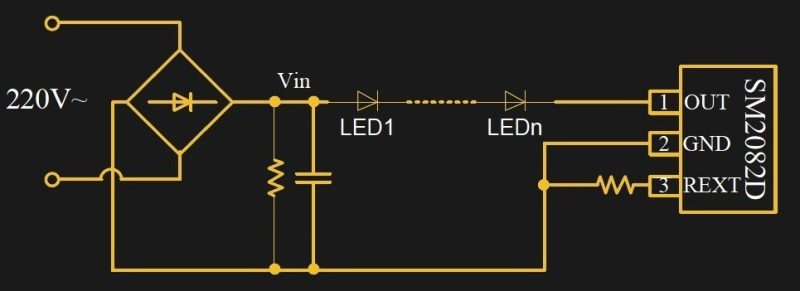 Sm2082d Ac Led Driver Controller Chip To252 - Image 2