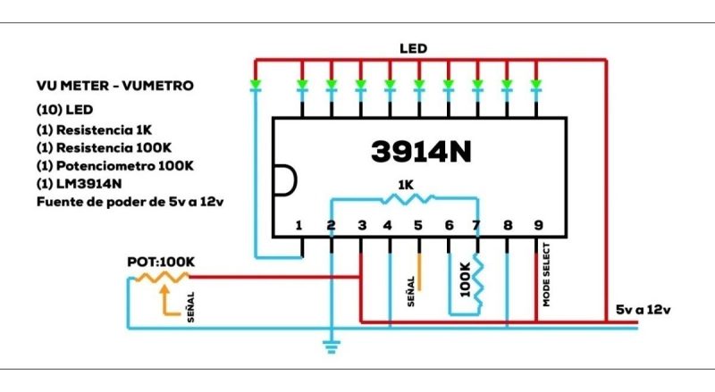 2 X Circuito Integrado Lm3914n Lm3914n-1 Lm3914 Dip-18 - Image 2
