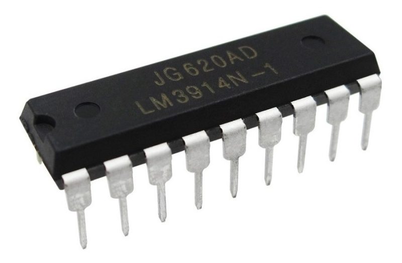 2 X Circuito Integrado Lm3914n Lm3914n-1 Lm3914 Dip-18