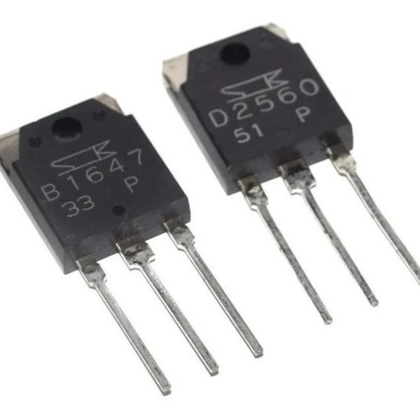 Transistor De Potencia 2sb1647 + 2sd2560 Kit B1647+d2560