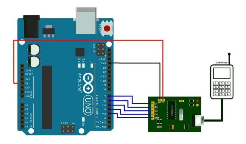 MÃ³dulo De DecodificaciÃ³n Dtmf Mt8870 Mt8870d Arduino, Micro - Image 2