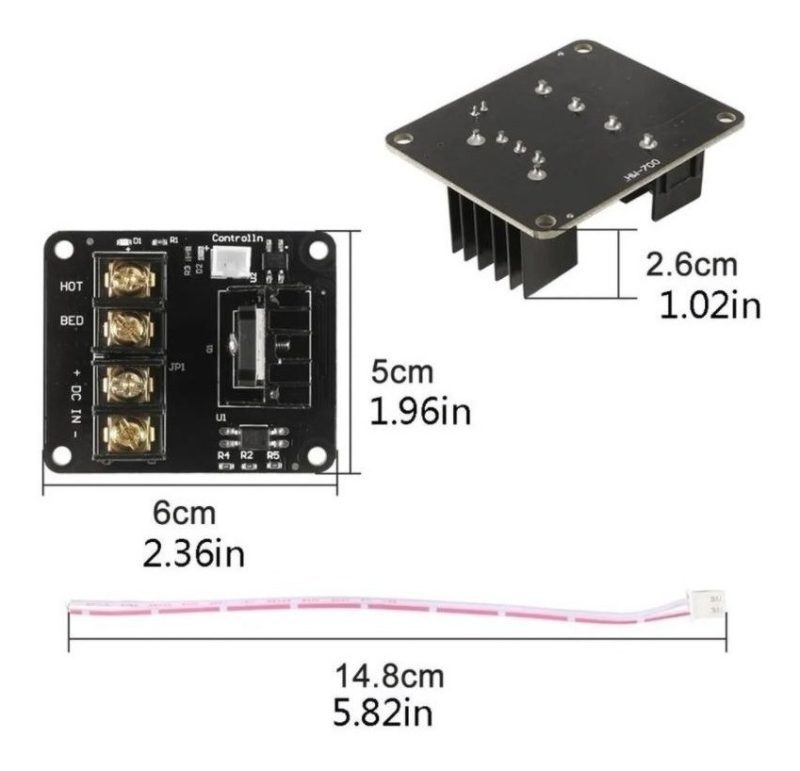 Mosfet Para Impresora 3d, 25a, Mks, Cama Caliente, Mos25 V1 - Image 5