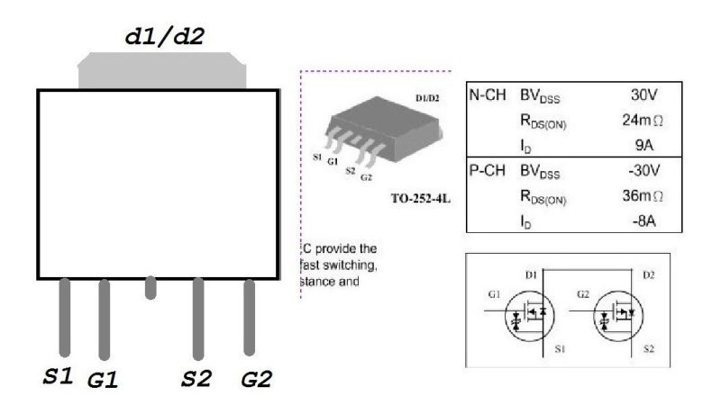 4506geh Ap4506geh Transistor N Y P Mos - Image 3