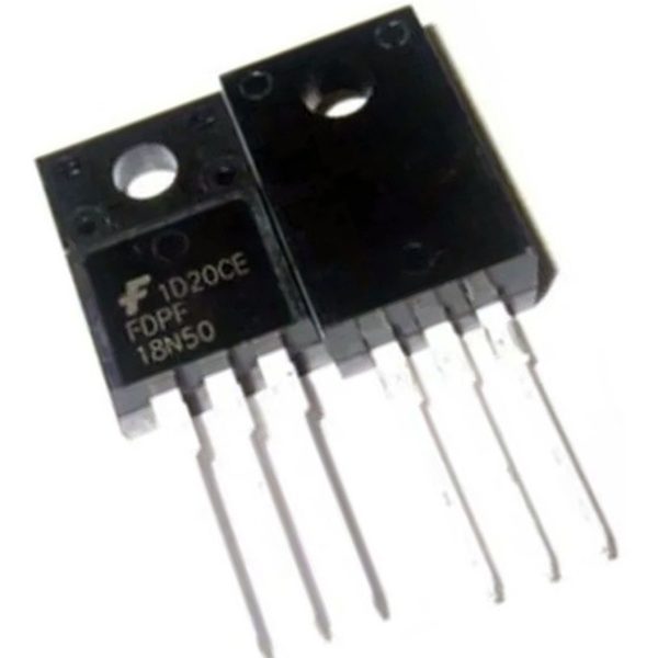 2 X Fdpf 18n50 Fqpf Transistor Mosfet N 500v 18a To-220f