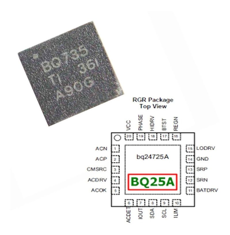 Bq24725a  Bq25a Controlador De Carga Smbus De BaterÃ­a - Image 2
