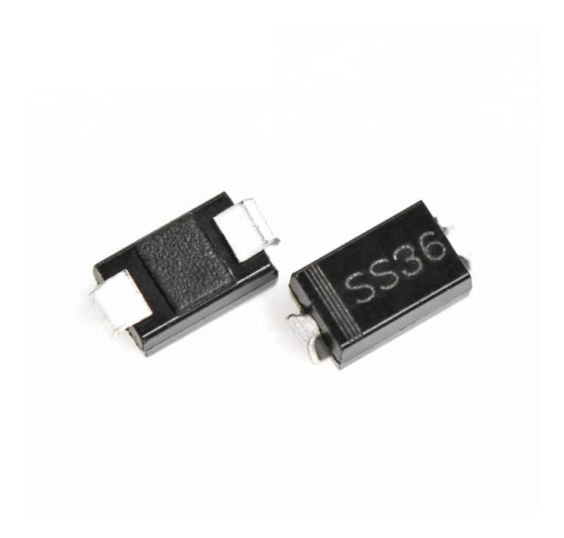 5 X Diodo Ss36 Ss36 = Sk36 Smc 7 X 6mm Diodo Schottky 60v 3a