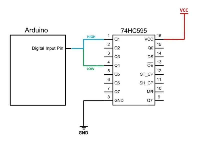 10 X Sn74hc595n Hc595 Hc-595 74hc595 Shift Register Dip16 - Image 3