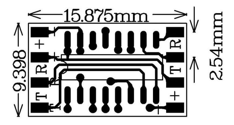 4 X Conversores Max3232 Mini Rs232 Ttl 3/5v Transceptor Mcu - Image 3