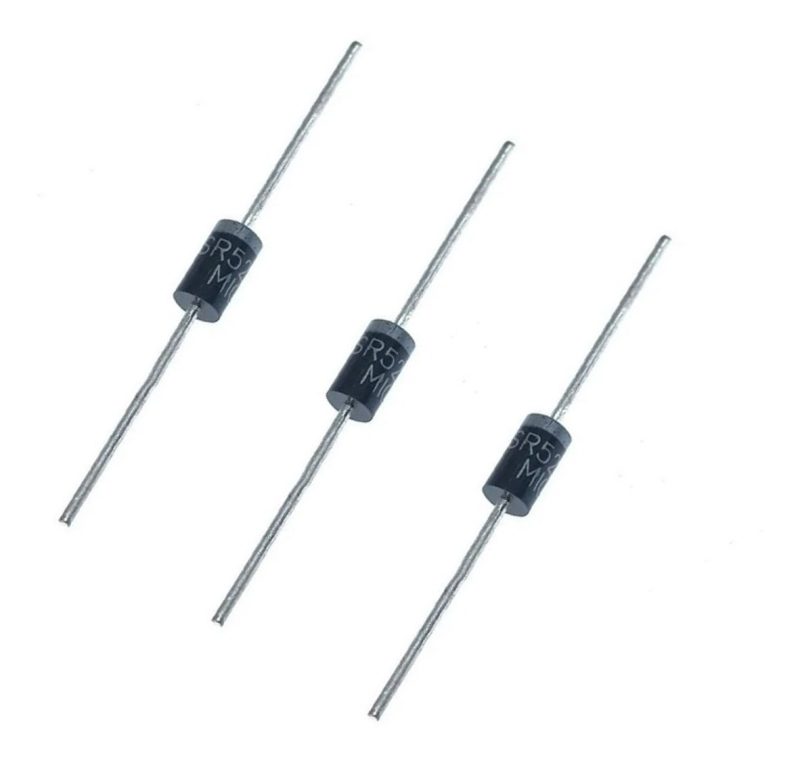 Diodo De Barrera Schottky Sr5200 Sb5200 5a 200v Pack 3 Unid