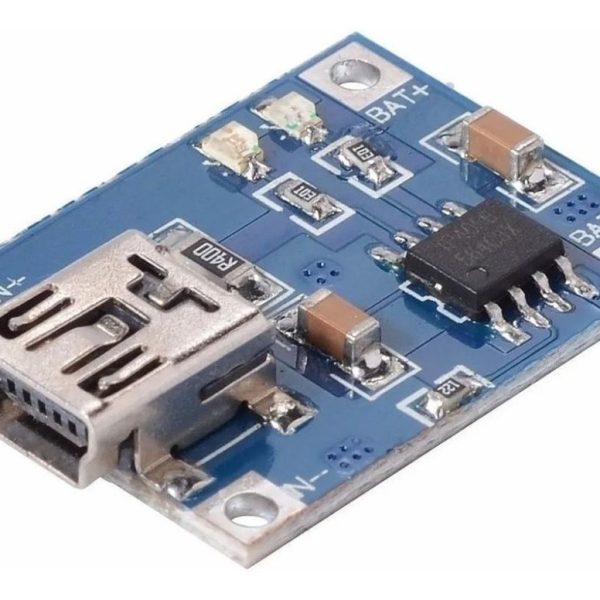 3 X Modulos Carga Mini Usb 5v 1a 18650 Tp4056 Bateria Litio