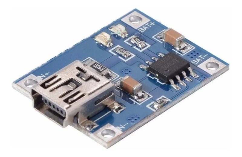 3 X Modulos Carga Mini Usb 5v 1a 18650 Tp4056 Bateria Litio