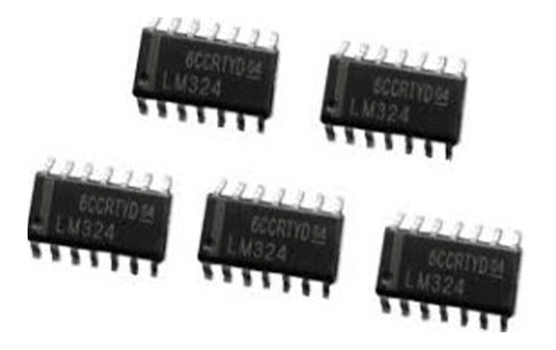 10 X Lm324 Sop14 Amplificador Operacional Circuito Integrado