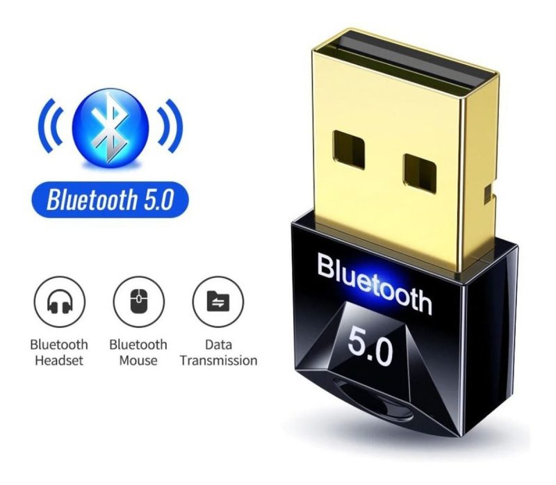 Adaptador Usb Bluetooth 5,0 Dongle Para Pc Ordenador