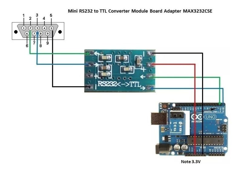 4 X Conversores Max3232 Mini Rs232 Ttl 3/5v Transceptor Mcu - Image 4