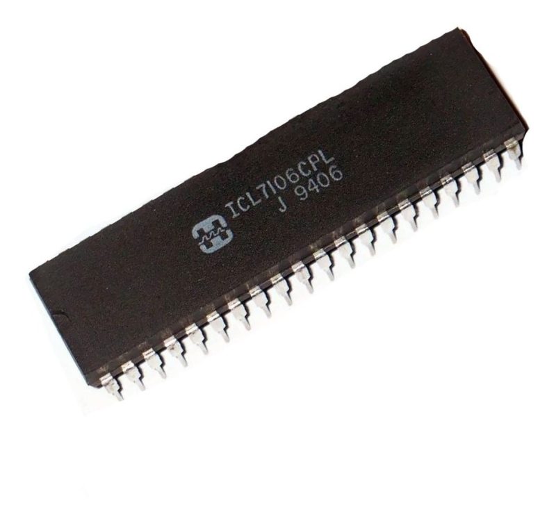 Icl7106cpl Integrado Conversor 3 1/2 Digitos Salida Lcd