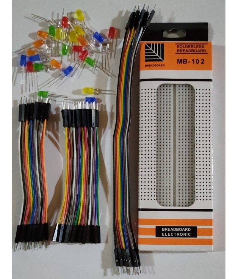 Kit Electronico Protoboard Grande + 140 Piezas Para Arduino - Image 5