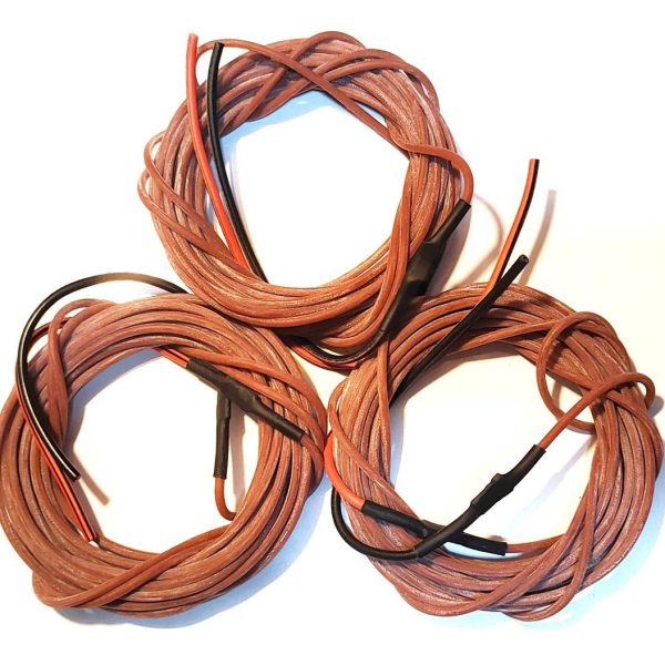 3 X Resistencias De Silicona Para Incubadora 100w 5metros