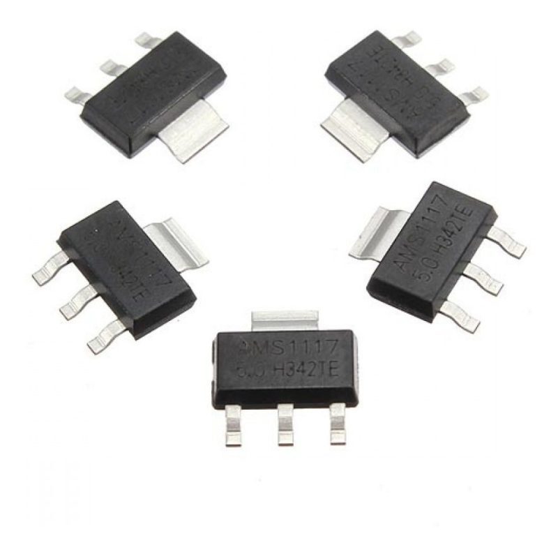Pack 10 Unid. Regulador De Voltaje Ams1117, 1.2v Sot-223 Smd