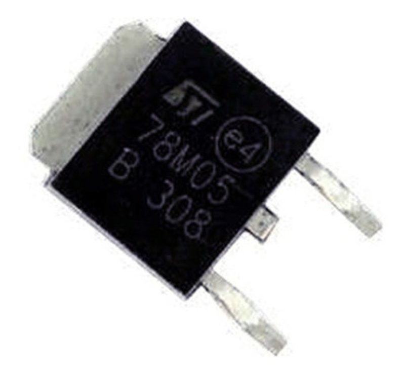 2 X 78m05 L78m05 Regulador Voltaje 5v 0,5 A Smd Dpak 7805 Ic
