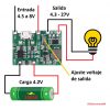 Modulo Tp4056 Cargador 18650 27v Boost Stepup Arduino Ups