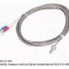 Sensor Termopar 5m Tipo K Temperatura M6 600 Grados Industri