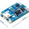 X3 Pack Modulo Carga Micro Usb 5v Tp4056 18650 + Proteccion