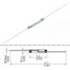 10 X Reed Switch 2x14mm Na 1a 100v Sensor Magnetico Arduino
