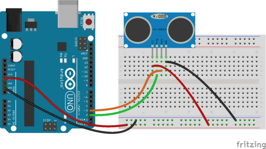 Arduino ultrasonico bb 540x304 - El Sensor Ultrasonico HC-SR04 Guia Completa