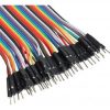 Pack 40 Cables Macho Macho 20cm Dupont Arduino Protoboard