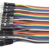 Pack 40 Cables Macho Macho 20cm Dupont Arduino Protoboard