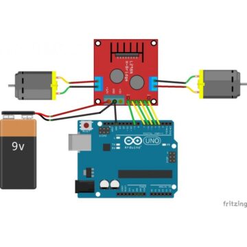 driver para motores l298n 360x360 - Control Sencillo de Motores eon el Driver L298N en Arduino