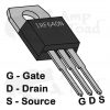 10 X Irf640n Mosfet Irf 640 N 18a 220v To220