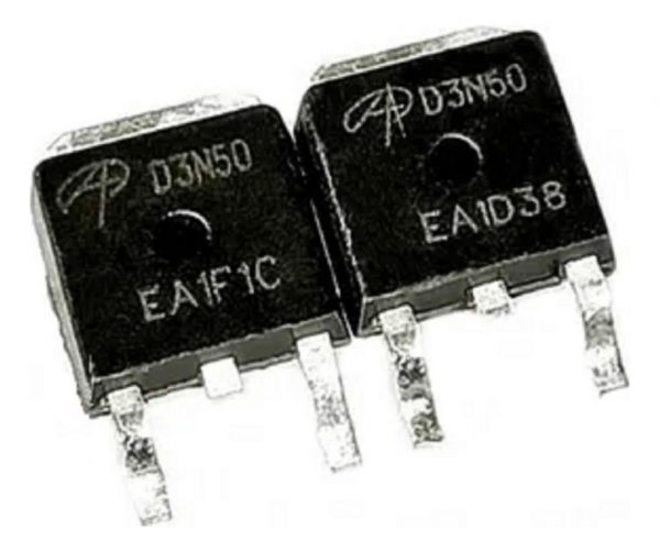 Aod3n50 D3n50 Transistor Mosfet Smd To252 500v, 3a N-channel