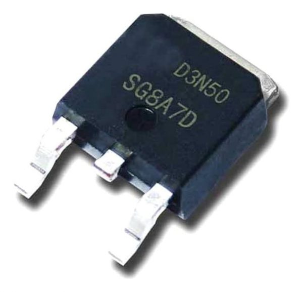 Aod3n50 D3n50 Transistor Mosfet Smd To252 500v, 3a N-channel