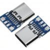 2 Pack X Conector Usb Tipo C Hembra Pcb Proyectos Diy