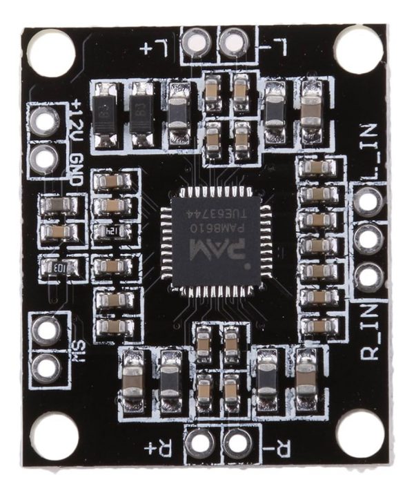 2 Unidades De Pam8610 Amplificador 10 Watts Stereo