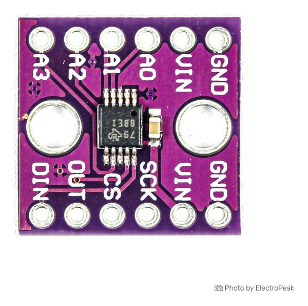 Conversor Adc Ads1118 De 16 Bits Spi Y Sensor De Temperatura