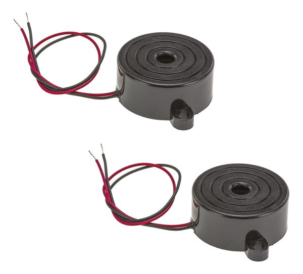 2 Pack X Buzzer Zumbador Piezoelectrico 3-24v 90db