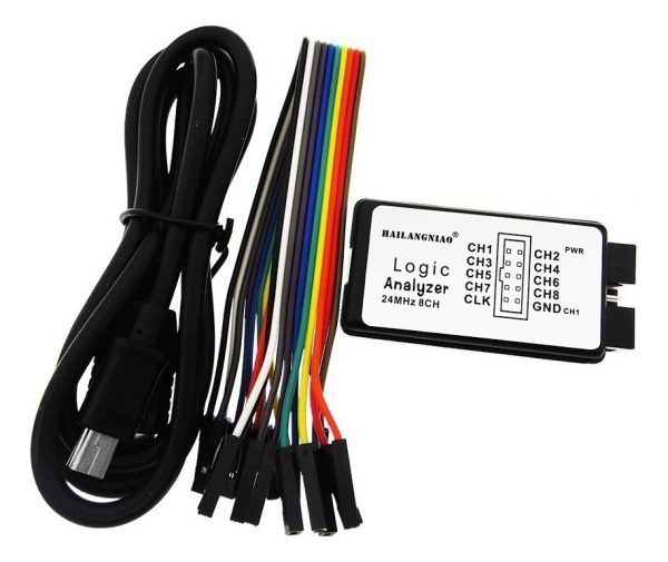 Analizador Lógico Usb 8 Canales Can Dmx-512 I2c I2s/pcm