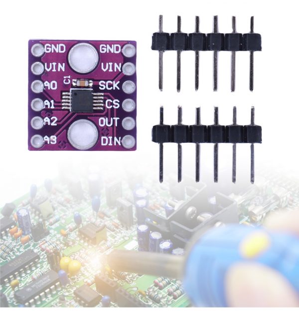 Conversor Adc Ads1118 De 16 Bits Spi Y Sensor De Temperatura