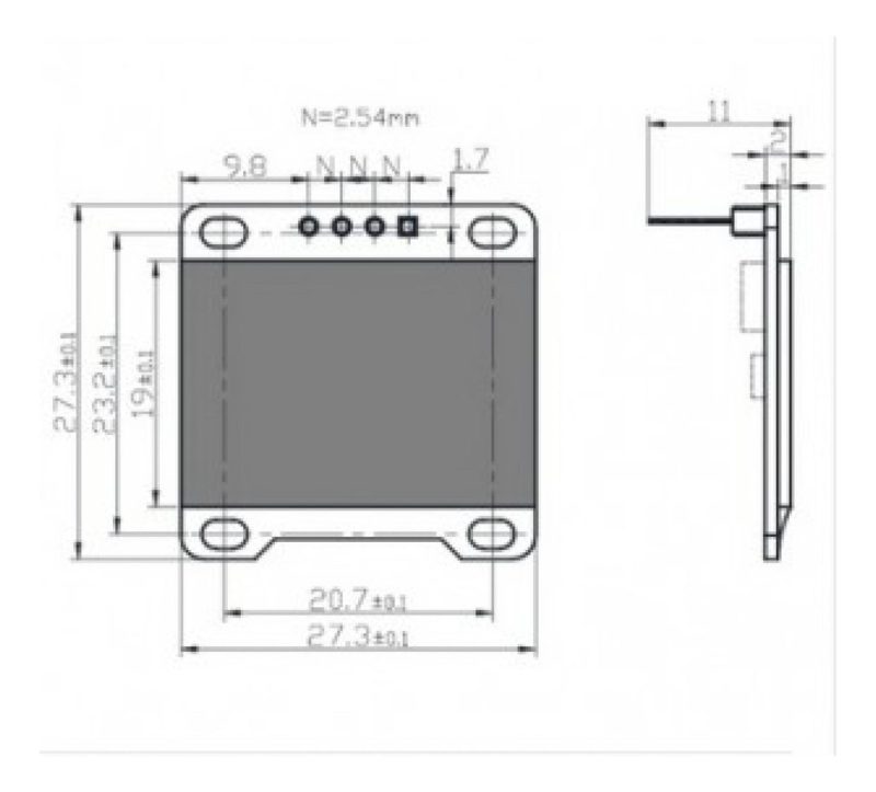Pantalla Oled Display 0.96p Arduino Arm Esp32 I2c Blanco - Image 7