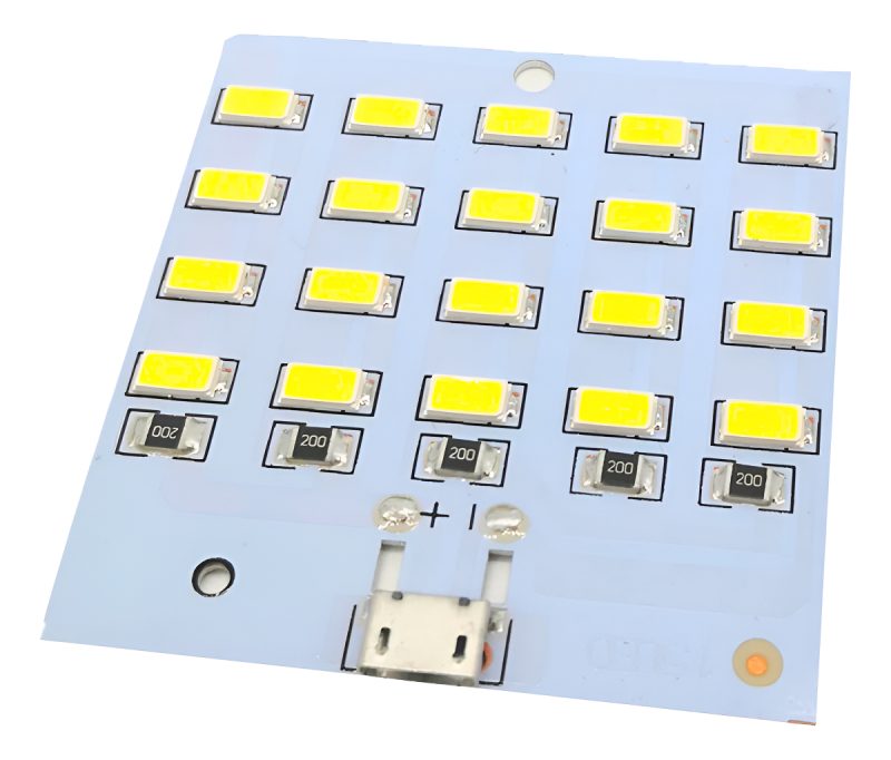 Matriz De Led Blanco Frio 5x4 5730 20 Leds 5v Usb C