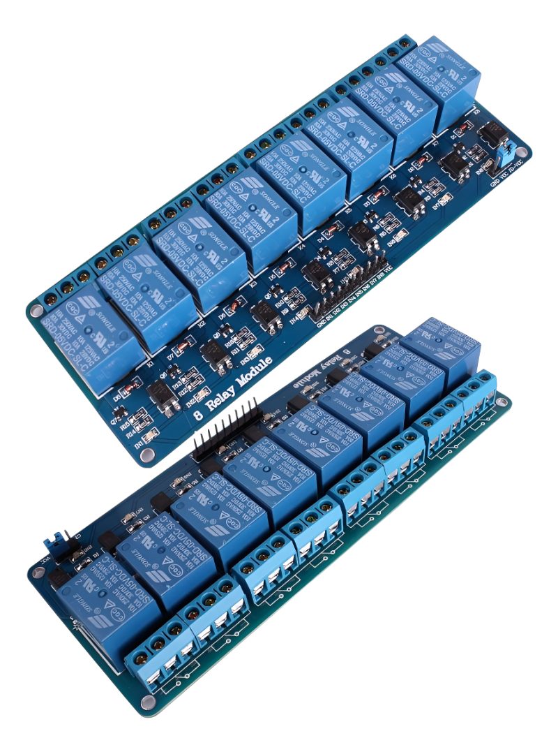 Modulo Relay Rele De 8 Canales 5v 10a Arduino Pic Avr 8ch