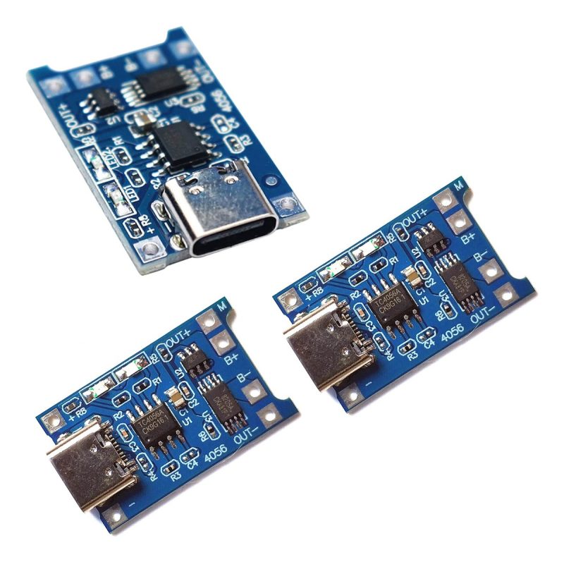 3x MÃ³dulos Tp4056 Carga BaterÃ­a Litio Con ProtecciÃ³n Usb-c - Image 4