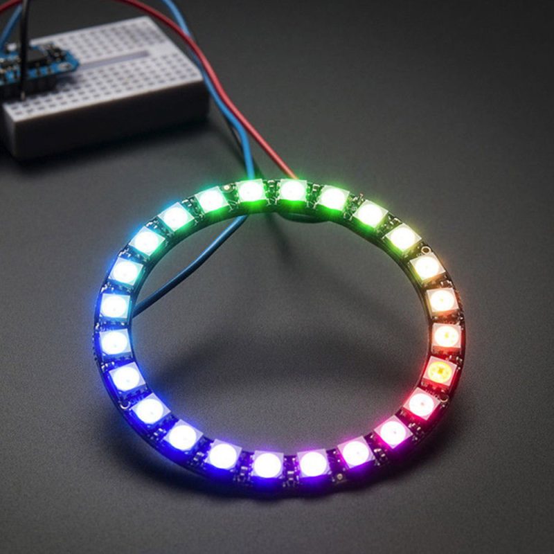 Anillo 24 Leds Rgb 5050 Ws2812 Neopixel Ring 66mm X 52.5mm - Image 7