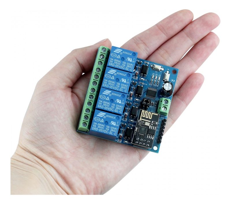 Modulo Relay Rele 4 Canales Esp8266 Proyectos Domotica App - Image 4