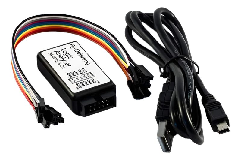Analizador LÃ³gico Usb 8 Canales Can Dmx-512 I2c I2s/pcm